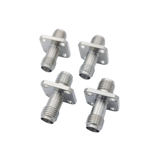 18GHz sma female to female adapter with flange
